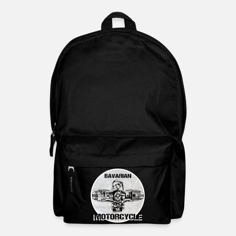 Bavarian Motorcycle Boxermotor - Rucksack - Schwarz