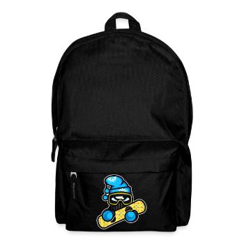 snowboard de sports d'hiver - Sac à dos - noir - Devant