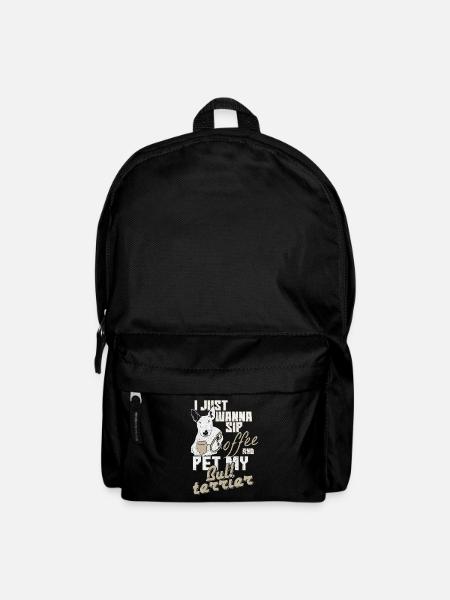 Kaffee Hund - Rucksack - Schwarz