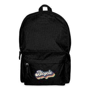 Fahrrad retro Geschenk vintage Text Radsport Sport - Rucksack - Schwarz - Vorne