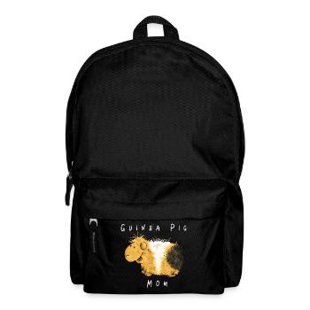 Guinea Pig Mom I Guinea Pig Mama Comic - Backpack - black - Front