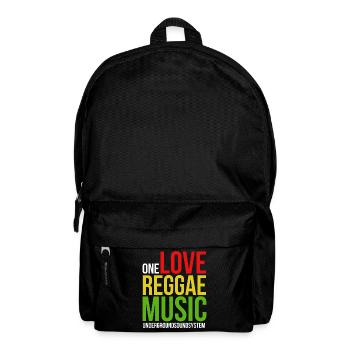 One Love Conception musicale Reggae - Sac à dos - noir - Devant