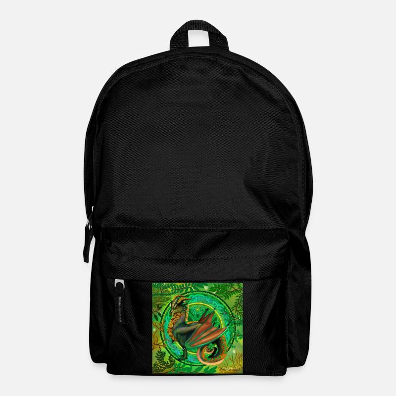 Forest Green Dragon - Backpack - black