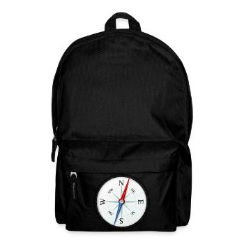 Compass sailing come to its destination. - Backpack - black - Front