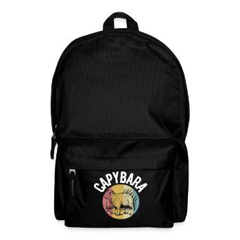 Capybara - Rucksack - Schwarz - Vorne