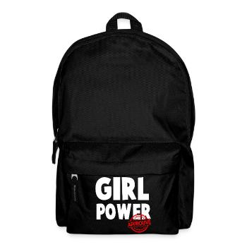 Girl Power Mutiges Drehbuch-Design - Rucksack - Schwarz - Vorne