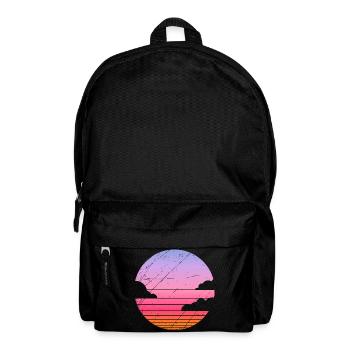Sunset evening clouds gift sun summer - Backpack - black - Front