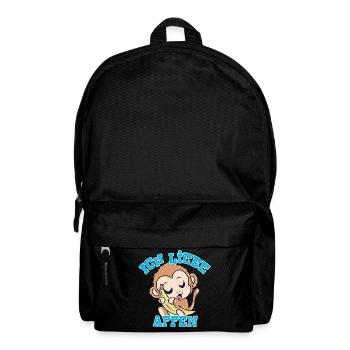 Affen - Rucksack - Schwarz - Vorne