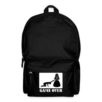 Game Over Wedding Statement - JGA Polterer drôle - Sac à dos - noir - Devant