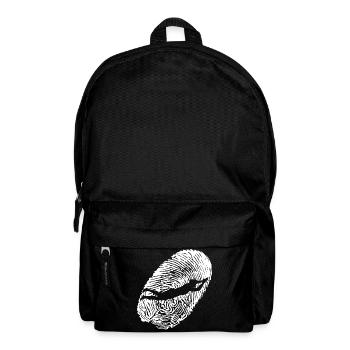 Fingerabdruck Schwimmer schwimmen Geschenk Wasser - Rucksack - Schwarz - Vorne