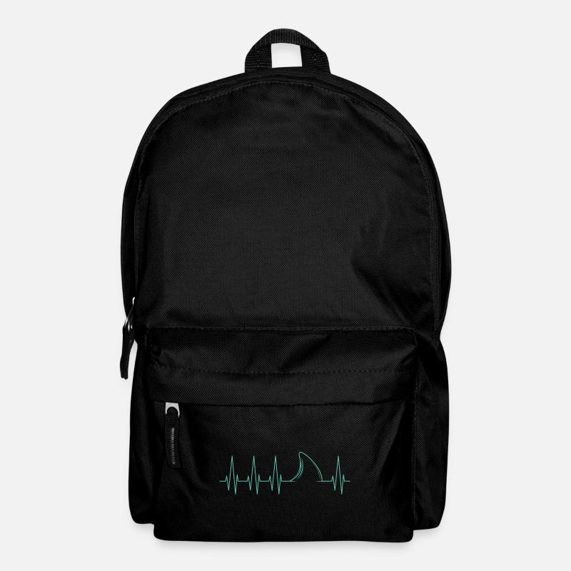 requin - Sac à dos - noir