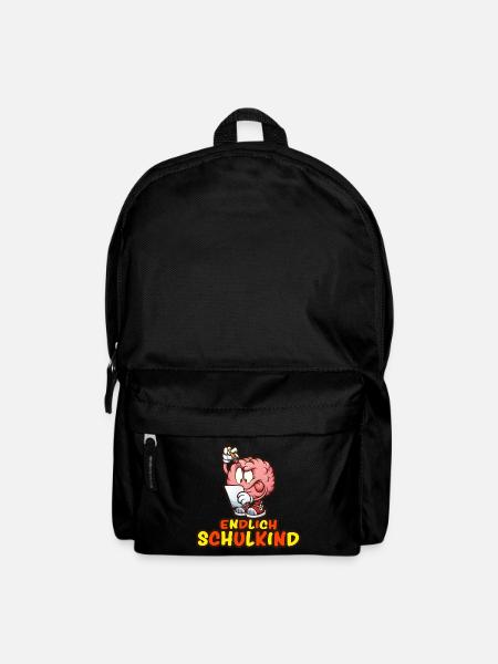 Endlich Schulkind Einschulung ABC-Schütze Schule - Rucksack - Schwarz