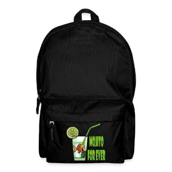 Mojito und Goldfisch - Rucksack - Schwarz - Vorne