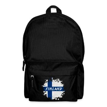 Finland Klecks / Gift Finland Helsinki Turku - Backpack - black - Front