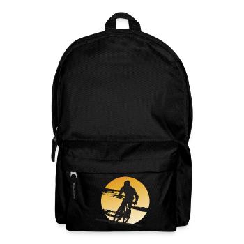 Mountainbiker Mountainbike Fahrrad Geschenk Sport - Rucksack - Schwarz - Vorne