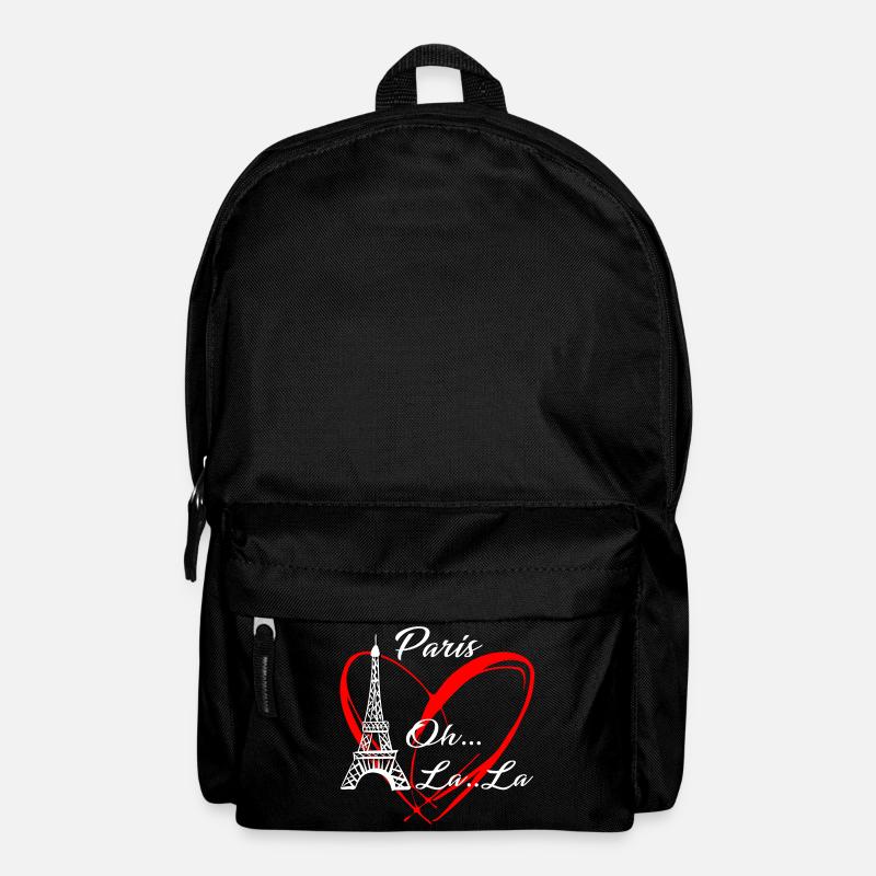 Paris Eiffelturm Ich liebe Paris Ooh La La - Rucksack - Schwarz