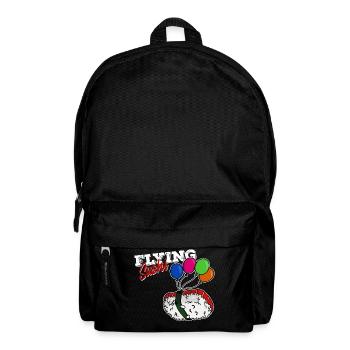 Running Sushi Flying Spruch Japan Essen Lustig - Rucksack - Schwarz - Vorne