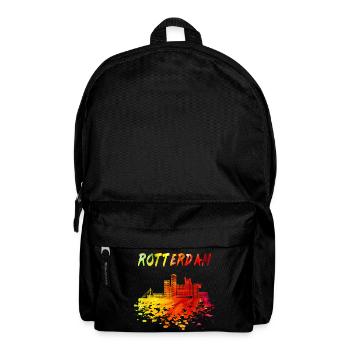 Rotterdam Skyline / Gift City Netherlands - Backpack - black - Front