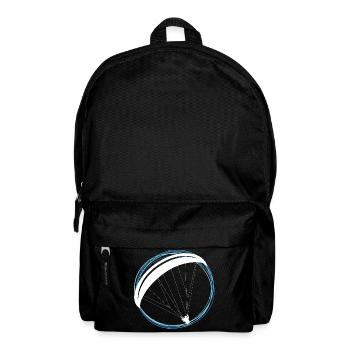 Paragliding paraglider parachute gift pilot - Backpack - black - Front