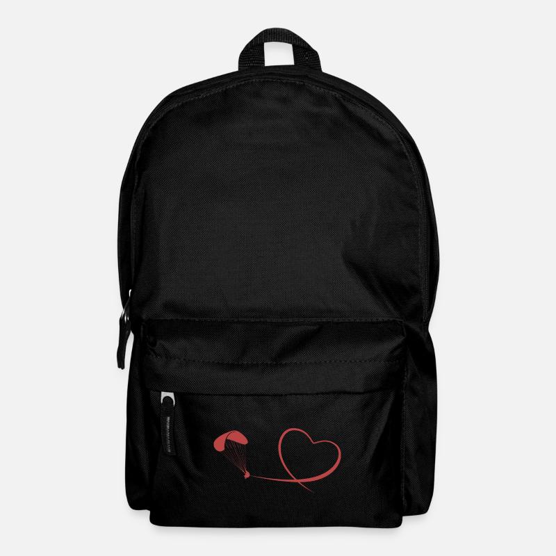 Paragliding Liebe - Rucksack - Schwarz