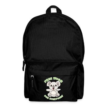 Koala Umarmung - Rucksack - Schwarz - Vorne