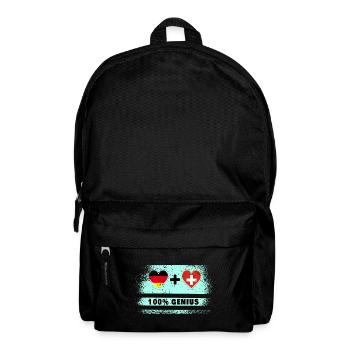 Allemagne et Suisse 100 % génial / cadeau - Sac à dos - noir - Devant