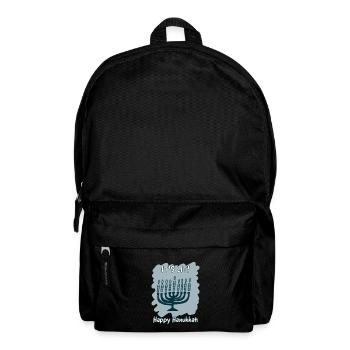 It's Lit Happy Hanukkah - Rucksack - Schwarz - Vorne
