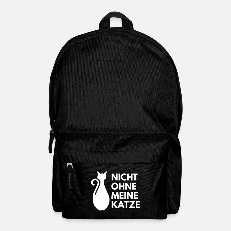 nicht ohne meine Katze - Rucksack - Schwarz