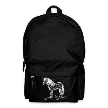 Pferd - Rucksack - Schwarz - Vorne