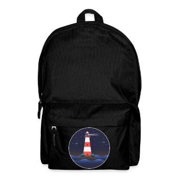 Lighthouse, international lighthouse day - Backpack - black - Front