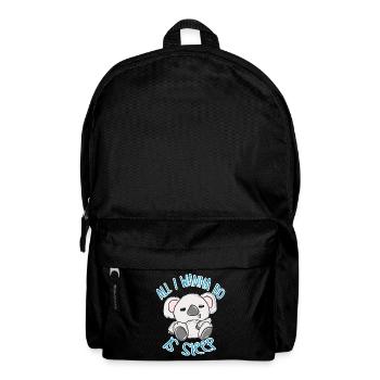 Koala - Rucksack - Schwarz - Vorne