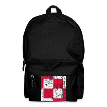 Fliegerabzeichen Polen air force roundel Poland - Backpack - black - Front