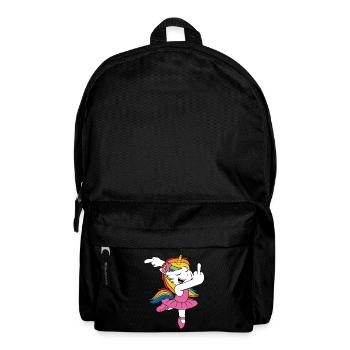 licorne du majeur - Sac à dos - noir - Devant