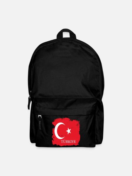 Drapeau turc sur les vêtements Drapeau turc Türkiye - Sac à dos - noir