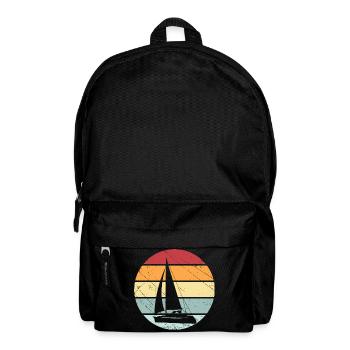 Segeln Segelboot Geschenk Segler Schiff See Yacht - Rucksack - Schwarz - Vorne