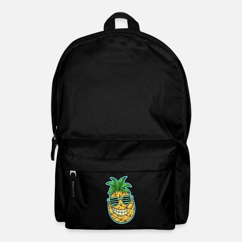 Ananas - Rucksack - Schwarz