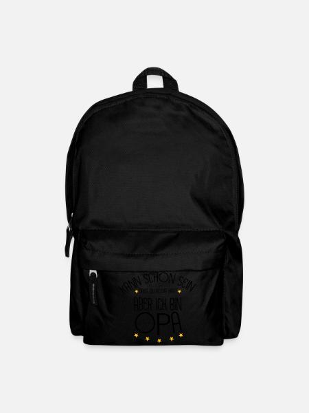 Opa - Rucksack - Schwarz