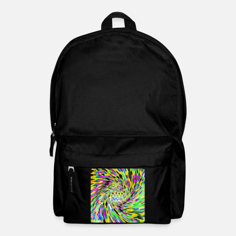 Psychedelic vortex - Backpack - black
