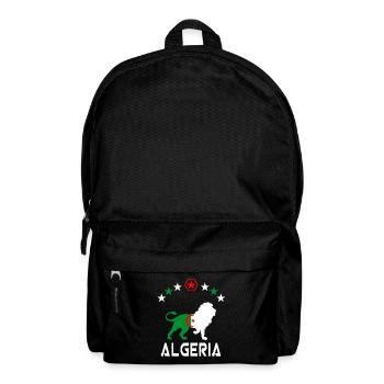 Algeria Lion Flags Design/ Gift - Backpack - black - Front