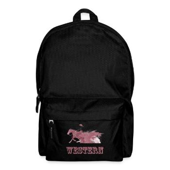 western riding - Backpack - black - Front