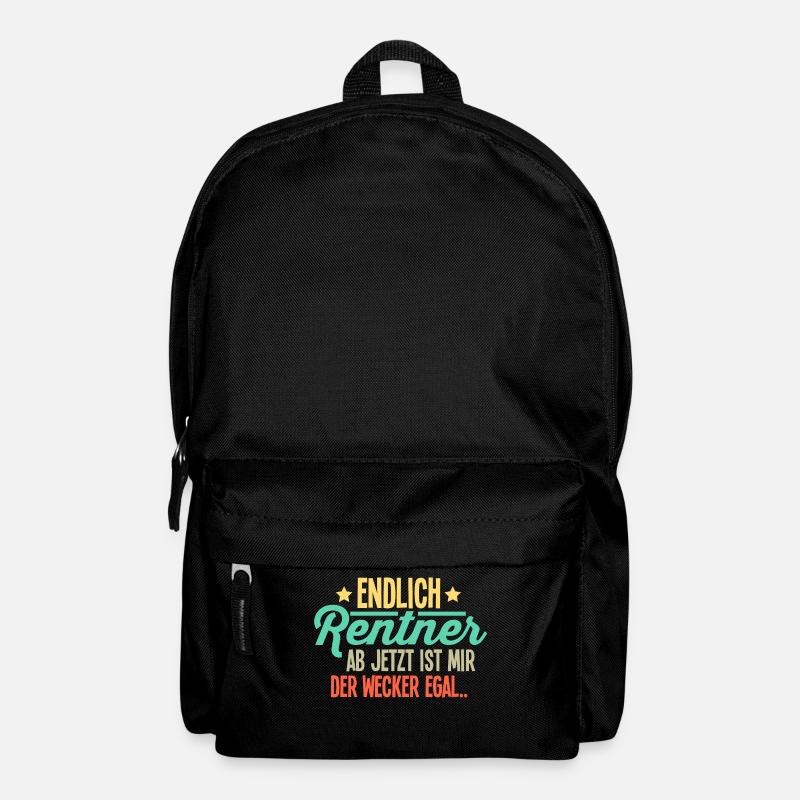 Rentner - Rucksack - Schwarz