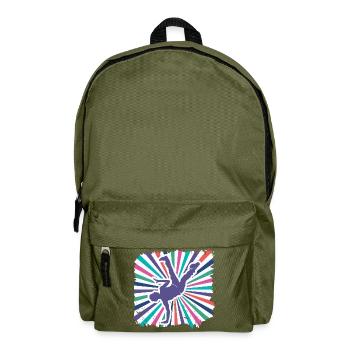 Breakdance - Rucksack - Olivgrün - Vorne