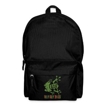 Frog - frog - Christian - Backpack - black - Front