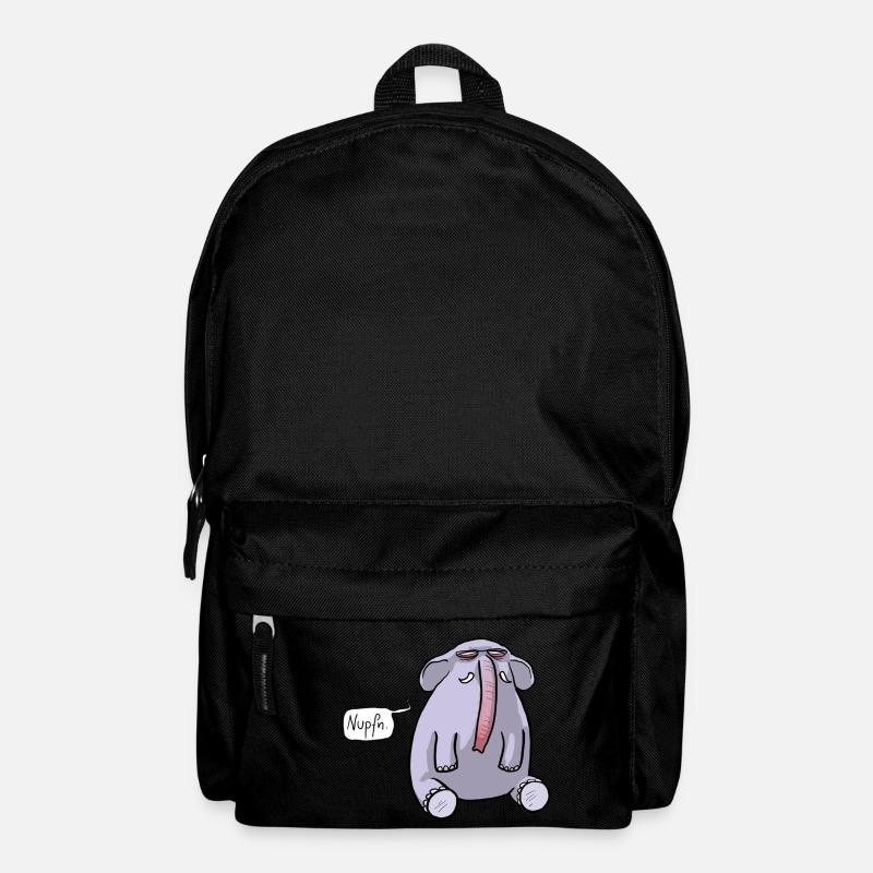 Elefant Schnupfen - Rucksack - Schwarz