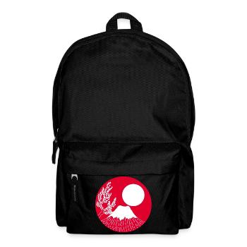 Mount fuji manga - Backpack - black - Front