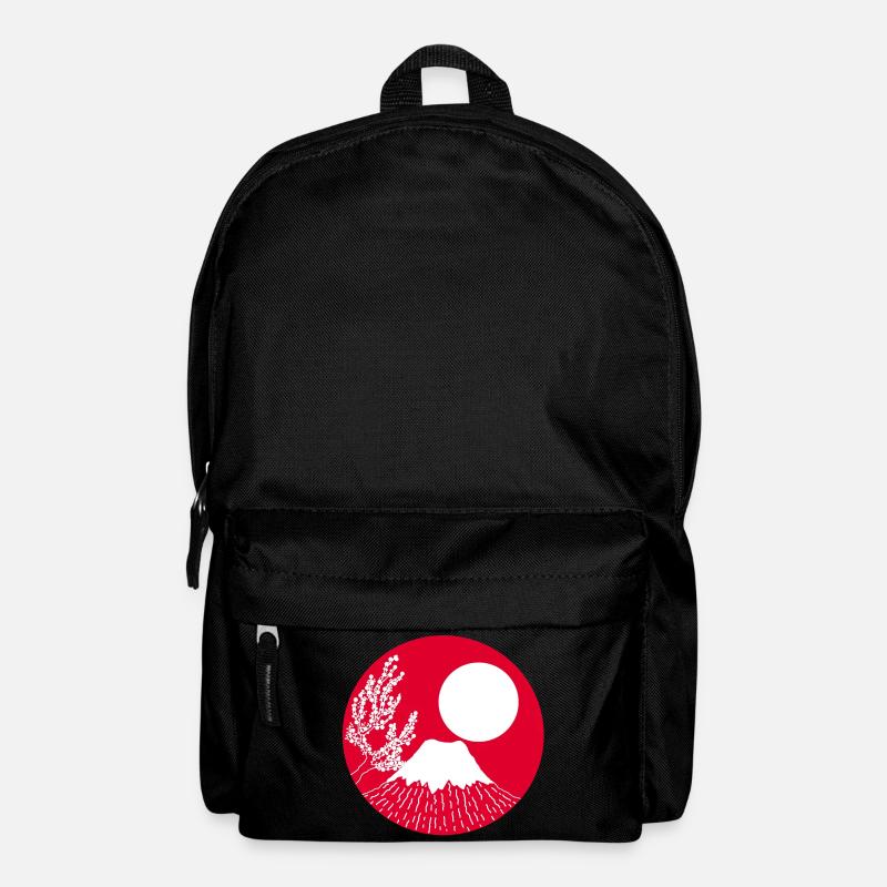 Mount Fuji Manga - Rucksack - Schwarz