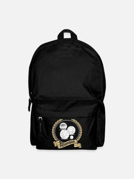 Pétanque Boule Kugel Spiel Petanque Sport Turnier - Rucksack - Schwarz