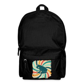 Frosch - Rucksack - Schwarz - Vorne