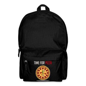 Commander pizza pizzeria salami cuisine italienne - Sac à dos - noir - Devant