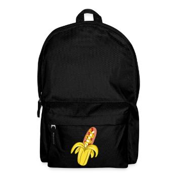 Banana Hot Dog Sausages - Backpack - black - Front